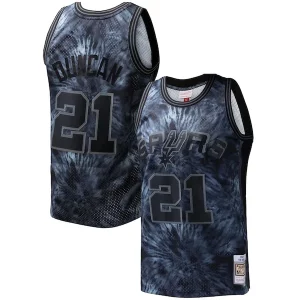 Magnifico Elegante Resistente Tim Duncan San Antonio Spurs Hardwood Classics 1998/99 Tie Dye Swingman Jersey Black