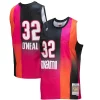 Splendido Gorgeous Fantastico Shaquille O'Neal Miami Heat 2005/06 Hardwood Classics Fadeaway Swingman Player Jersey Pink/Black