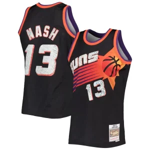 Stupendo Gorgeous Incantevole Steve Nash Phoenix Suns 1996/97 Hardwood Classics NBA 75th Anniversary Diamond Swingman Jersey Black
