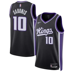 Fascinante Moderno Duraturo Domantas Sabonis Sacramento Kings Nike Unisex Swingman Jersey Association Edition Black