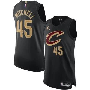 Trendy Pratico Donovan Mitchell Cleveland Cavaliers Jordan Brand Authentic Player Jersey Statement Edition Black