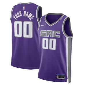 Cool Raffinato Pratico Sacramento Kings Nike Unisex Swingman Custom Jersey Purple Icon Edition