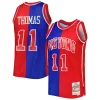 Trendy Robusto Pratico Isiah Thomas Isiah Thomas Hardwood Classics 1988/89 Split Swingman Jersey Blue/Red