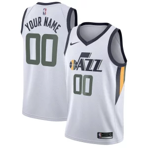 Gorgeous Comodo Trendy Utah Jazz Nike Swingman Custom Jersey Association Edition White