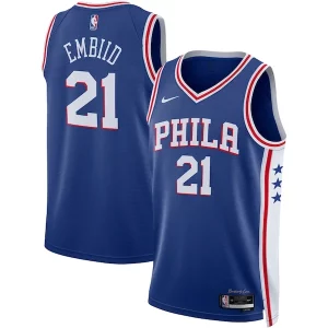 Raffinato Moderno Sofisticato Joel Embiid Philadelphia 76ers Nike Unisex Swingman Jersey Icon Edition Royal/White