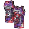 Ottimo Incantevole Vince Carter Toronto Raptors 1998/99 Hardwood Classics Lunar New Year Swingman Jersey Purple
