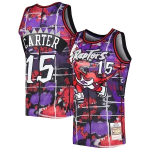 Ottimo Incantevole Vince Carter Toronto Raptors 1998/99 Hardwood Classics Lunar New Year Swingman Jersey Purple