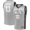 Fascinante Meraviglioso James Harden Brooklyn Nets Fast Break Replica Jersey Charcoal Statement Edition/White