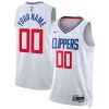Accattivante Pratico LA Clippers Nike Unisex Swingman Custom Jersey White Association Edition