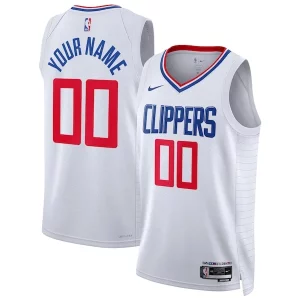Accattivante Pratico LA Clippers Nike Unisex Swingman Custom Jersey White Association Edition