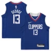 Lussuoso Prestigioso Classico Paul George LA Clippers Preschool Nike 2020/21 Fast Break Replica Jersey Royal Icon Edition