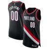 Eccezionale Portland Trail Blazers Nike 2021/22 Diamond Authentic Custom Jersey Icon Edition Black