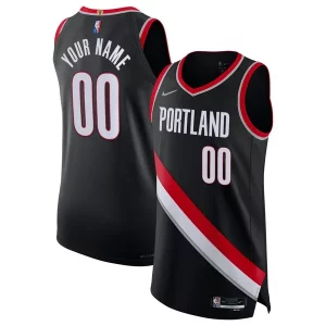 Eccezionale Portland Trail Blazers Nike 2021/22 Diamond Authentic Custom Jersey Icon Edition Black