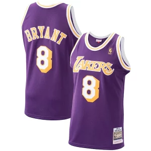 Splendido Ottimo Men's Los Angeles Lakers Kobe Bryant Purple 1996/97 Hardwood Classics Authentic Jersey/Gold/Royal