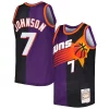 Robusto Stupendo Versatile Kevin Johnson Phoenix Suns Hardwood Classics 1996/97 Split Swingman Jersey Purple/Black