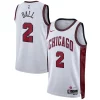 Resistente Lonzo Ball Chicago Bulls Nike Unisex 2022/23 Swingman Jersey City Edition White