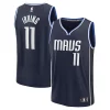 Prestigioso Moderno Attraente Kyrie Irving Dallas Mavericks Fast Break Replica Player Jersey Statement Edition Navy
