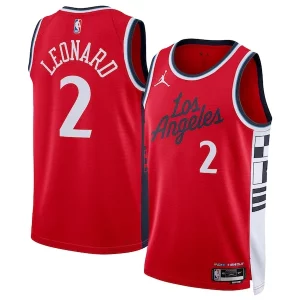 Bellissimo Prestigioso Kawhi Leonard LA Clippers Jordan Brand Unisex 2024/25 Swingman Jersey Statement Edition Red