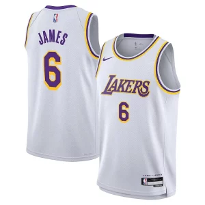 Gorgeous Sofisticato LeBron James Los Angeles Lakers Nike Youth Performance Swingman Jersey Association Edition White
