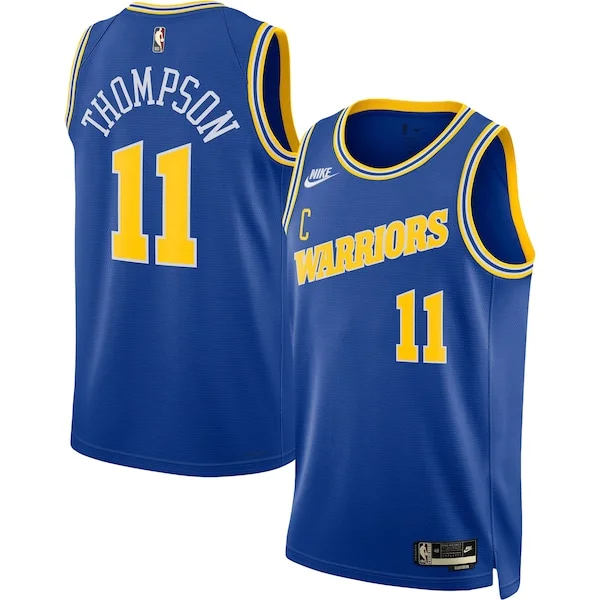 Splendido Attraente Klay Thompson Golden State Warriors Nike Swingman Jersey Classic Edition Blue