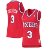 Pratico Fascinante Allen Iverson Philadelphia 76ers Women's 2002/03 Hardwood Classics Swingman Jersey Red