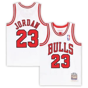 Elegante Michael Jordan Chicago Bulls Preschool 1997/98 Hardwood Classics Authentic Jersey White/Black/Red