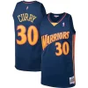 Cool Comodo Robusto Stephen Curry Golden State Warriors 2009/10 Big & Tall Hardwood Classics Swingman Jersey Navy