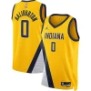 Eccezionale Magnifico Tyrese Haliburton Indiana Pacers Jordan Brand Unisex Swingman Jersey Statement Edition Gold